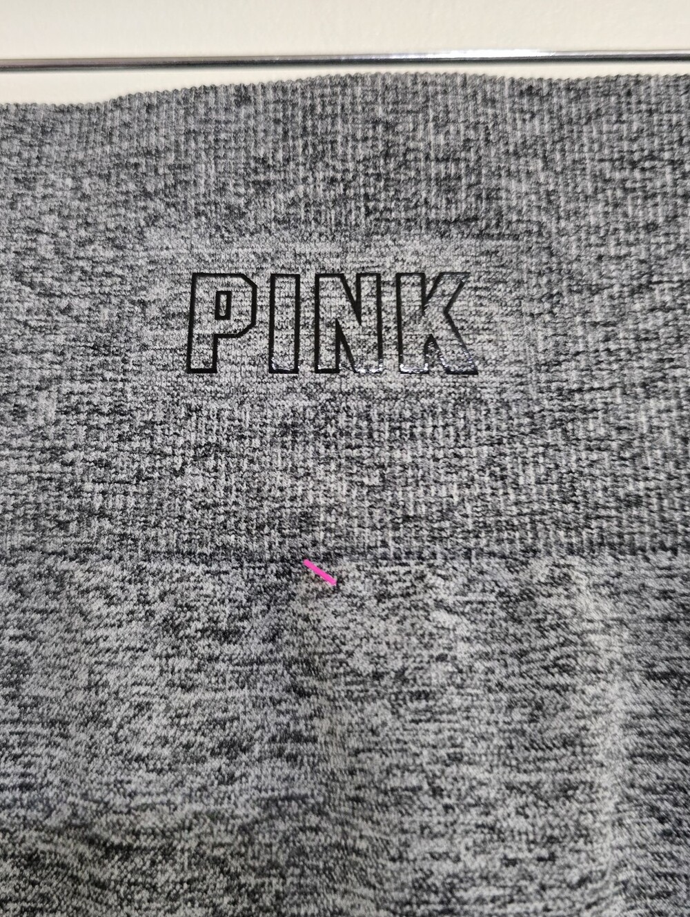 PINK victoria’s secret size Large Seamless Leggings High Waist Full‎ Length Gray - Picture 5 of 11